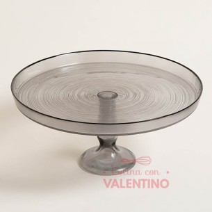 Plato Posa Torta ALTO Vidrio Ares 32x15