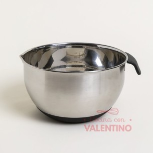 Bowl Acero Base y Asa de Silicona - 22 Cm - 4 Lt