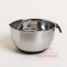 Bowl Acero Base y Asa de Silicona - 22 Cm - 4 Lt