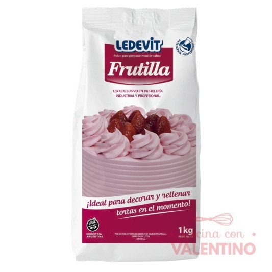 Mousse Ledevit Frutilla - 1 Kg