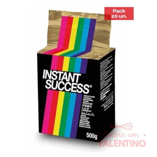 Levadura Seca Instant Success Oro (masas dulces) - 500 Grs -  Pack 20 Un