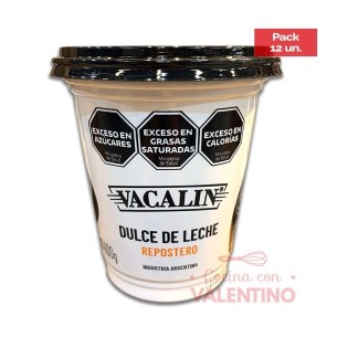 Dulce de Leche Vacalin Repostero - 400 Grs - Pack 12 Un