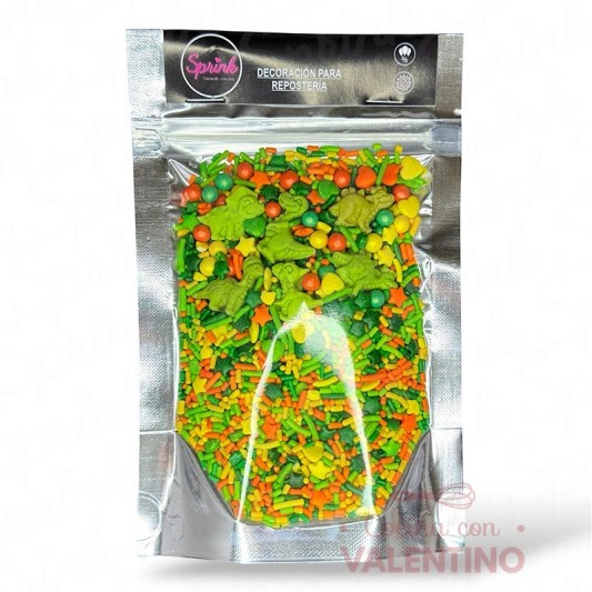 Mix Sprinkles + Forma Dinos - 100 Grs