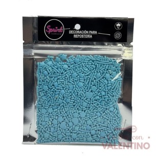 Mix Sprinkles Color Celeste - 50 Grs