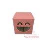 Estuche Carita Sonriente Rosa 8x8x8