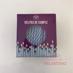 Velita Party Store de Cumple Celeste - 12 Un