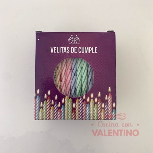 Velita Party Store de Cumple Multicolor - 12 Un