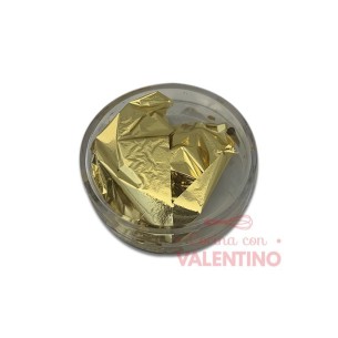 Lamina Comestible King Dust Oro 14K- Pote 2 Un.