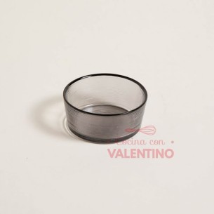 Bowl Vidrio Gris - 9 Cm