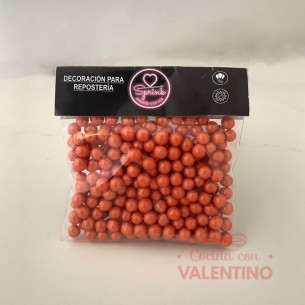 Perlas Sprink Neon Naranja - 40 Grs