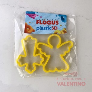 Cortante Flogus Plastico Set Cruz y Angel