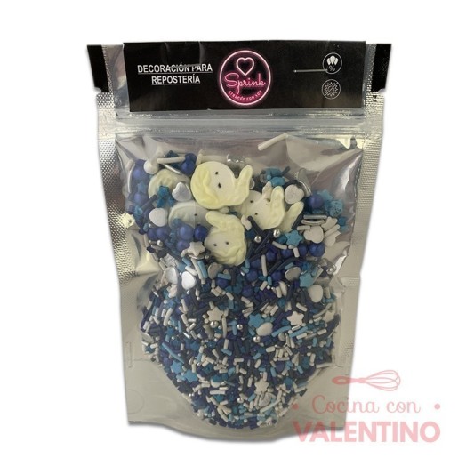 Mix Sprinkles + Forma Frozzen - 100 Grs
