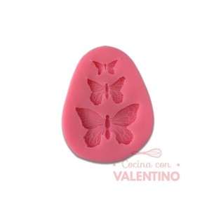 Molde Flexible Mariposas x3