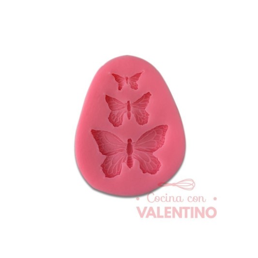 Molde Flexible Mariposas x3