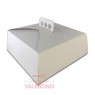 Caja Estuche Torta Blanco 27x27x10