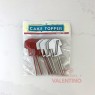 Cake Topper Plaqui Camisetas River - Pack 8 un