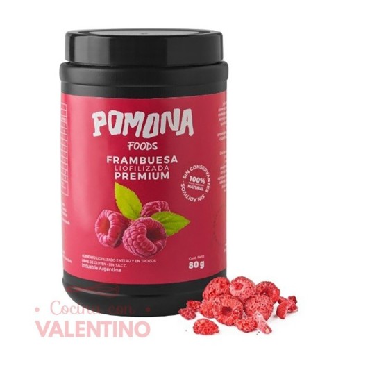Pomona Frambuesas Liofilizadas - 80 Grs