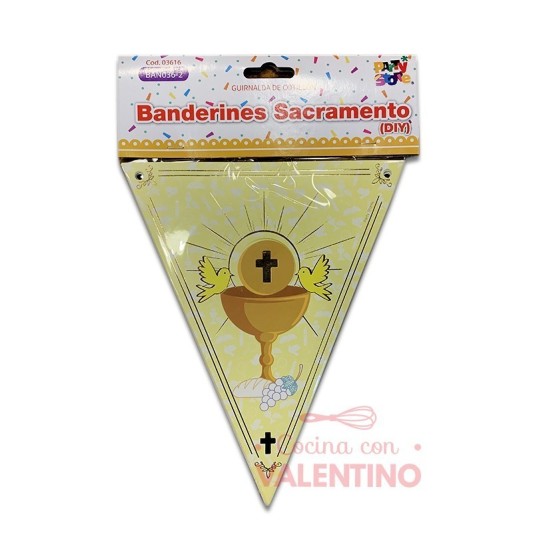 Guirnalda Party Store Banderin Sacramento / Comunion