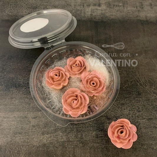 Adorno Jardin de Azucar Rosa Perlada Rose Gold - 5 Un