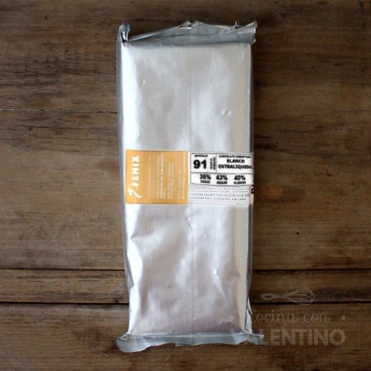 Chocolate Cobertura Fenix Blanco Extra Crema N°91 - 1 Kg