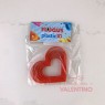 Cortante Flogus Plastico Set Corazon x5