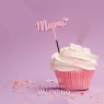 Cake Topper Plaqui Mini Mami  - Pack 8 un