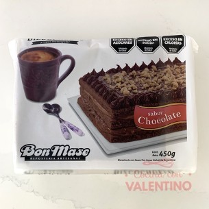 Bizcochuelo Bon Mase Rectangular Chocolate - 450 Grs