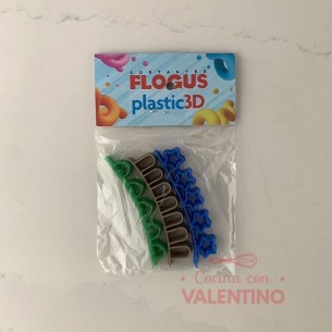 Cortante Flogus Plastico Set Banderines x3