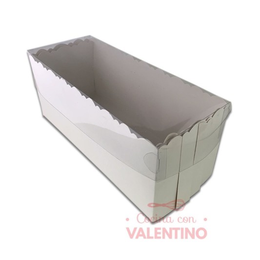 Caja Budin con Tapa PVC 12.5x10x10cm