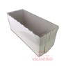 Caja Budin con Tapa PVC 12.5x10x10cm