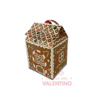 Caja Casita de Jengibre 8x8x7.5cm