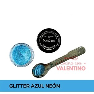 Glitter Dust Color Neon Azul - 8Grs