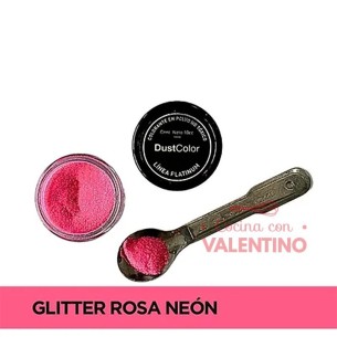 Glitter Dust Color Neon Rosa - 8Grs