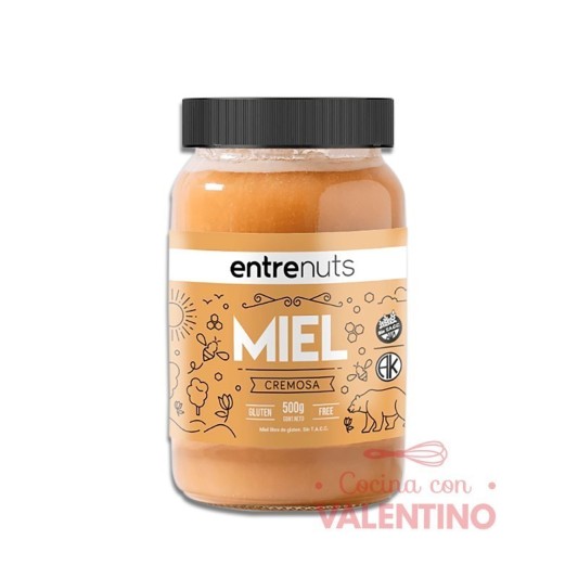 Miel Entrenuts Cremosa - 500 Grs