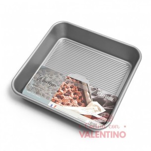 Molde Tortera Whiskspro Cuadrado 24x24