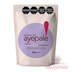 Ganache Ayepale Blanco - 800 Grs