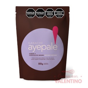 Ganache Ayepale Negro - 800 Grs