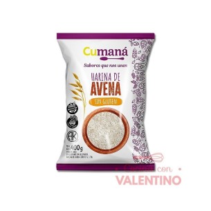 Harina de Avena Sin Gluten Cumana - 400 Grs
