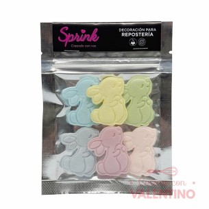 Maxi Formas Sprink Conejo Pastel - 6 Un