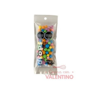 Drops Pastelar Mix Perlas Neon - 30 Grs