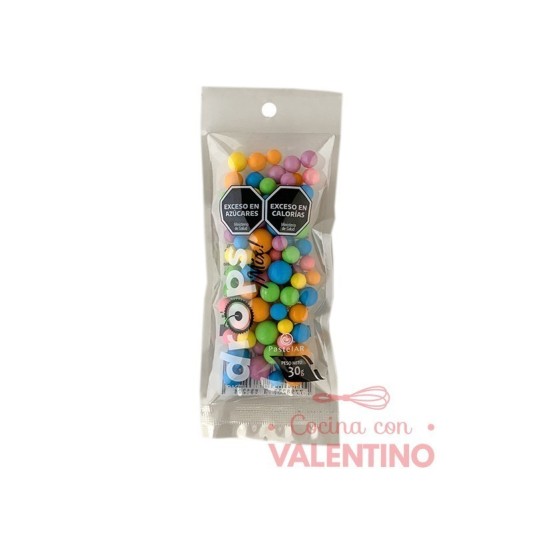 Drops Pastelar Mix Perlas Neon - 30 Grs