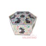 Caja Para Medio Huevo Heagonal 22x19x10 cm