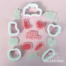 Kit Mini Stamp + Mini Cortantes Ruphas Pascuas S281