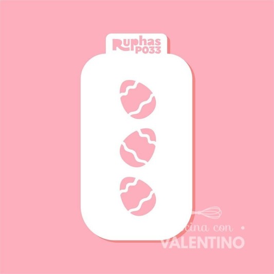 Stencil Ruphas P033 Ice Pop Huevos Pascua