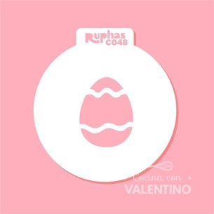 Stencil Ruphas C048 Cupcake Huevo Pascua Mod.1