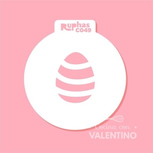 Stencil Ruphas C049 Cupcake Huevo Pascua Mod.2