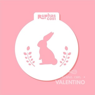 Stencil Ruphas C051 Cupcake Conejo Mod.3