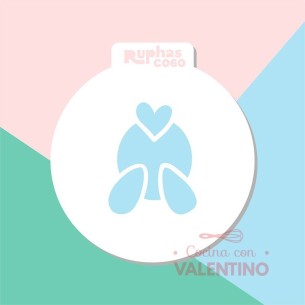 Stencil Ruphas C060 Cupcake Conejo Mod.6