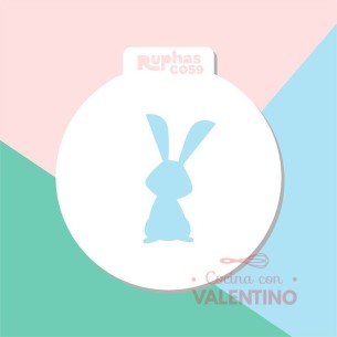 Stencil Ruphas C059 Cupcake Conejo Mod.5