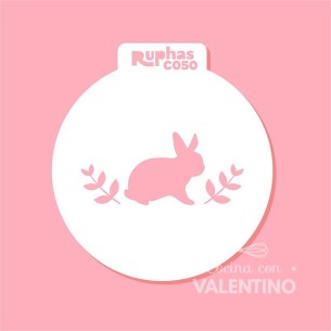 Stencil Ruphas C050 Cupcake Conejo Mod.2